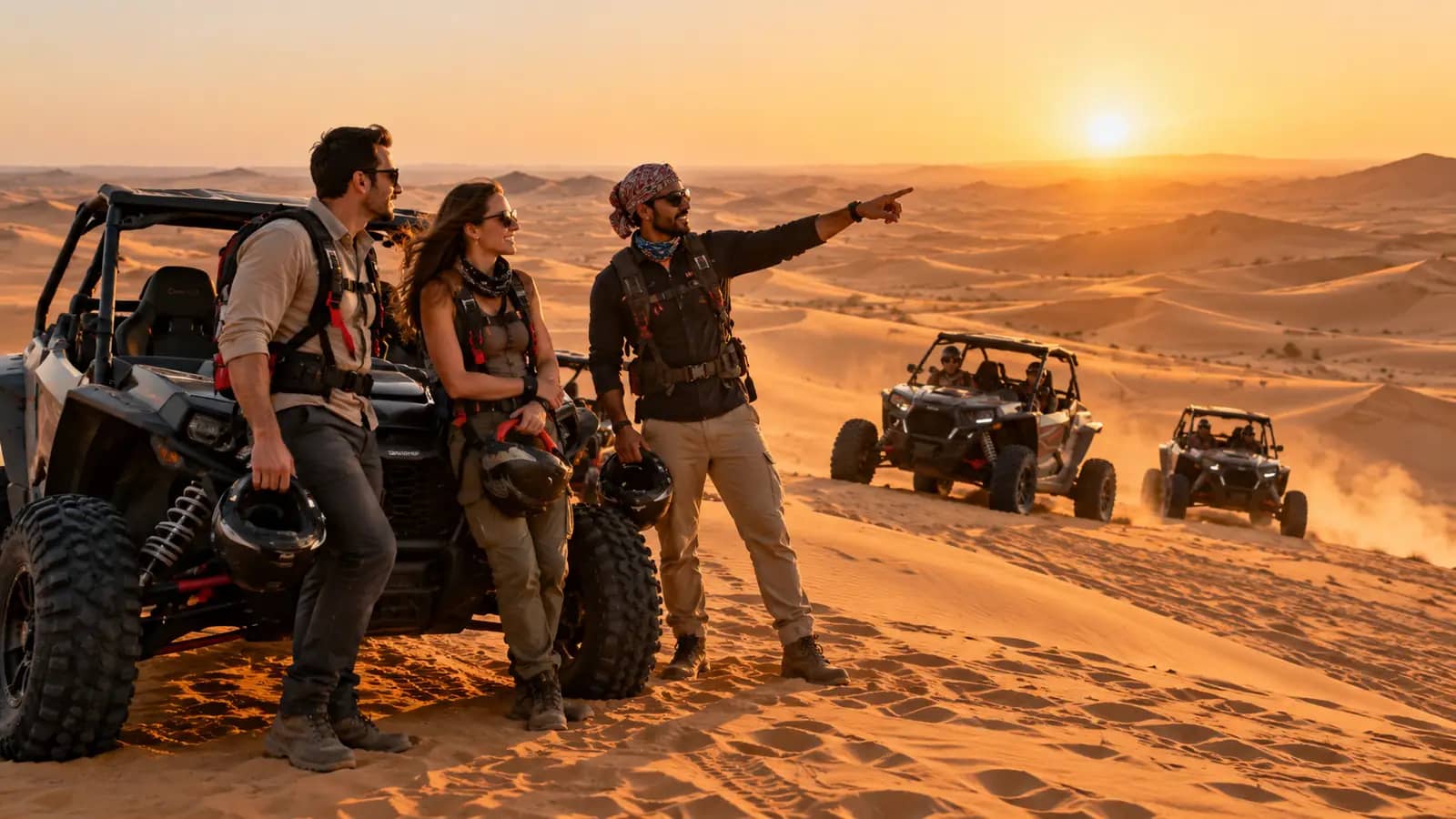 Illustrative scene: Follow the dunes